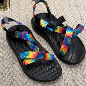 Chaco Kids Tie-Dye Sandals never worn